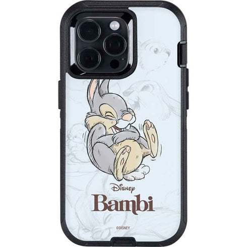 Disney Bambi Thumper Sketched portrait Otterbox Defender iPhone Skin