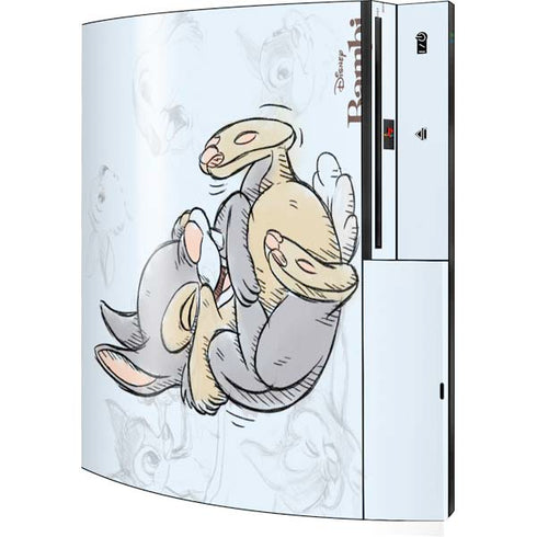 Disney Bambi Thumper Sketched portrait Playstation 3 & PS3 Skin