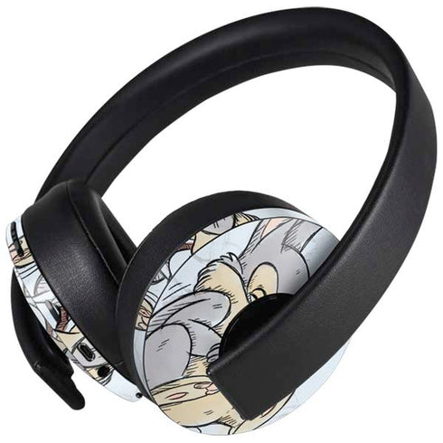 Disney Bambi Thumper Sketched portrait PlayStation 4 Gold Wireless Headset Skin