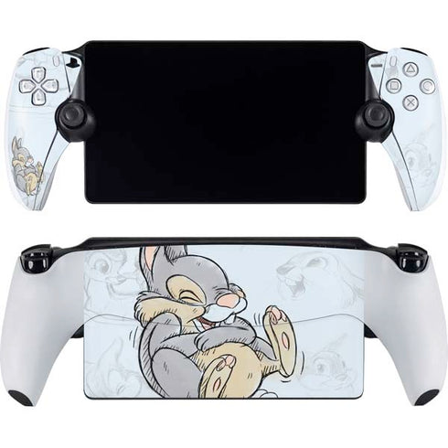 Disney Bambi Thumper Sketched portrait PlayStation Portal Remote Player Skin