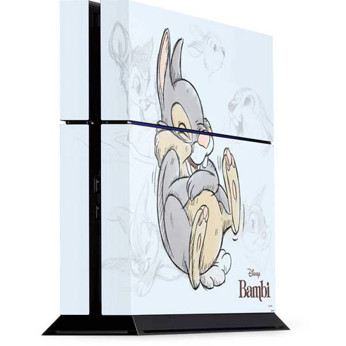 Disney Bambi Thumper Sketched portrait PS4 Console Skin