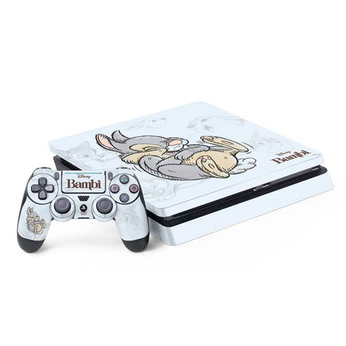 Disney Bambi Thumper Sketched portrait PS4 Slim Bundle Skin