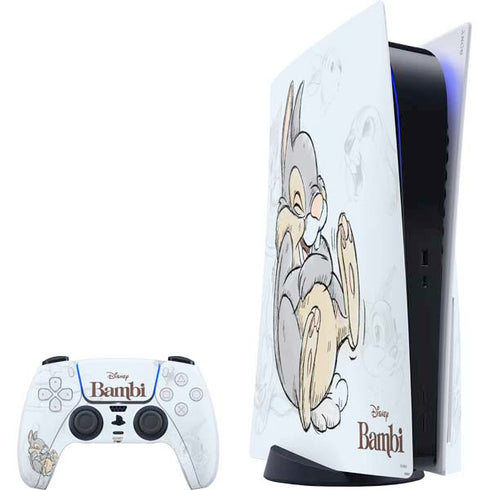 Disney Bambi Thumper Sketched portrait PS5 Bundle Skin