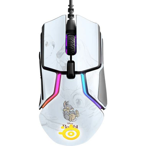 Disney Bambi Thumper Sketched portrait SteelSeries Rival 600 Gaming Mouse Skin