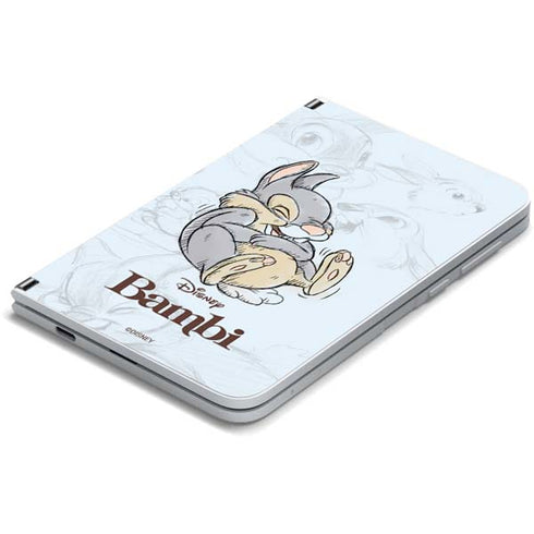 Disney Bambi Thumper Sketched portrait Surface Duo Skin