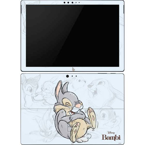 Disney Bambi Thumper Sketched portrait Surface Pro 6 Skin