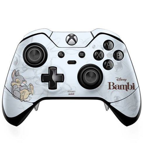 Disney Bambi Thumper Sketched portrait Xbox One Elite Controller Skin