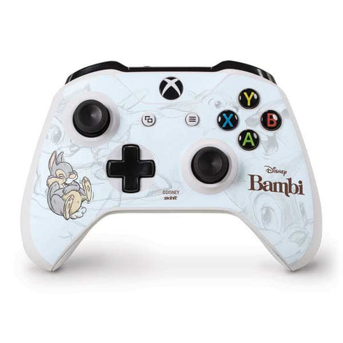 Disney Bambi Thumper Sketched portrait Xbox One S Controller Skin