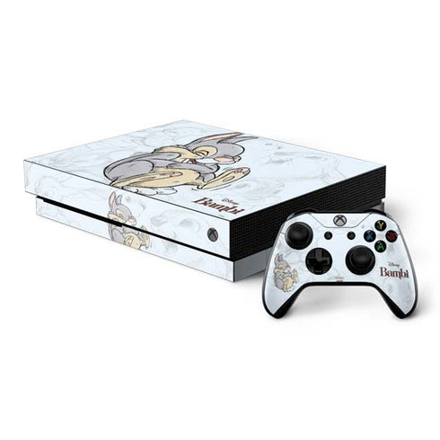 Disney Bambi Thumper Sketched portrait Xbox One X Bundle Skin