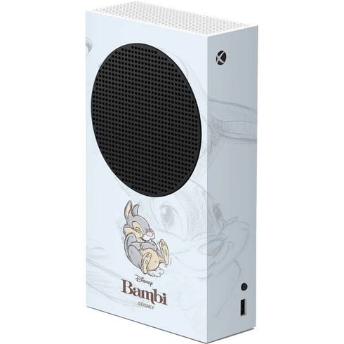 Disney Bambi Thumper Sketched portrait Xbox Series S Console Skin