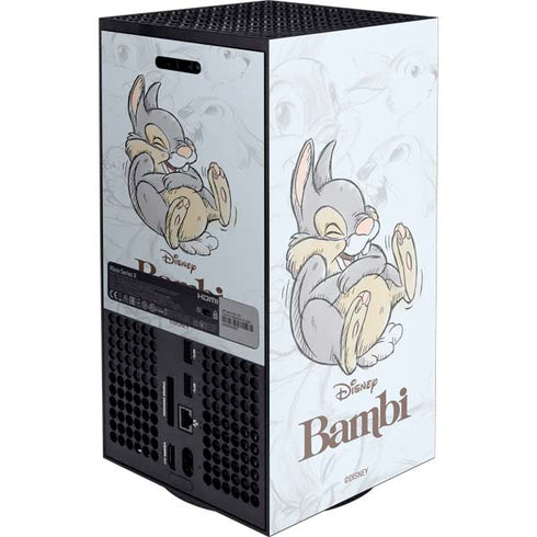 Disney Bambi Thumper Sketched portrait Xbox Series X Console Skin