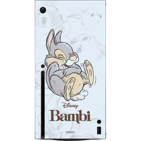 Disney Bambi Thumper Sketched portrait Xbox Series X Console Skin