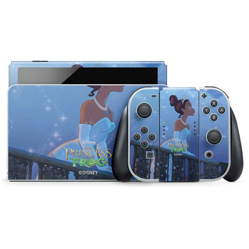 Disney Princess and The Frog Tiana’s Wish Nintendo Switch OLED (2021) Skin