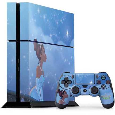 Disney Princess and The Frog Tiana’s Wish PS4 Console and Controller Bundle Skin