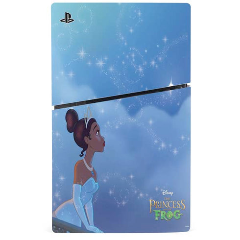Disney Princess and The Frog Tiana’s Wish PS5 Slim Disk Console Skin