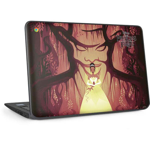 Disney Princess and The Frog Tiana and Dr. Facilier HP Chromebook Skin