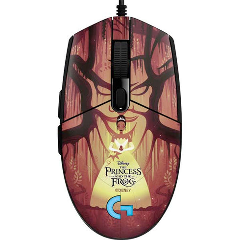 Disney Princess and The Frog Tiana and Dr. Facilier G203 Prodigy RGB Wired Gaming Mouse Skin