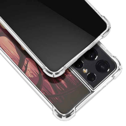 Disney Princess and The Frog Tiana and Dr. Facilier Galaxy S21 Ultra 5G Clear Case