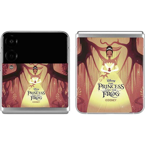 Disney Princess and The Frog Tiana and Dr. Facilier Galaxy Z Flip4 5G Skin
