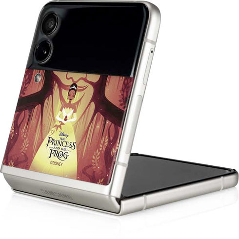 Disney Princess and The Frog Tiana and Dr. Facilier Galaxy Z Flip4 5G Skin