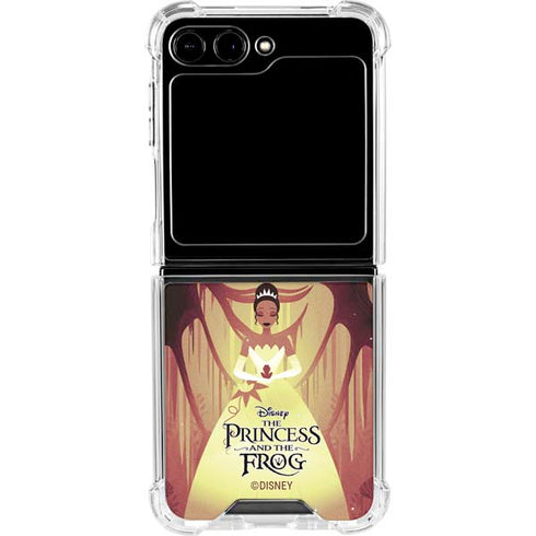Disney Princess and The Frog Tiana and Dr. Facilier Galaxy Z Flip5 5G Clear Case