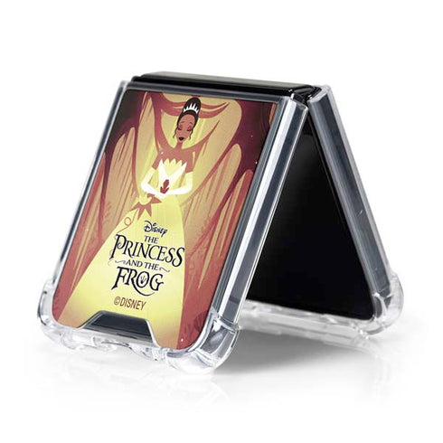 Disney Princess and The Frog Tiana and Dr. Facilier Galaxy Z Flip5 5G Clear Case