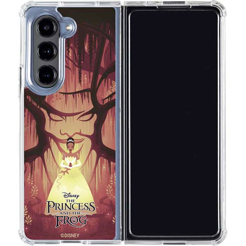 Disney Princess and The Frog Tiana and Dr. Facilier Galaxy Z Fold5 5G Clear Case