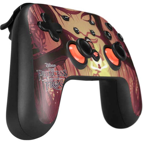 Disney Princess and The Frog Tiana and Dr. Facilier Google Stadia Controller Skin