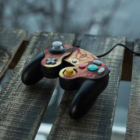 Disney Princess and The Frog Tiana and Dr. Facilier Nintendo GameCube Controller Skin