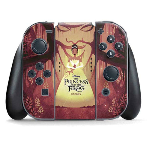 Disney Princess and The Frog Tiana and Dr. Facilier Nintendo Switch (2017-2021) Joy-Con Controller Skin