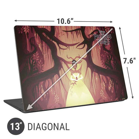 Disney Princess and The Frog Tiana and Dr. Facilier Universal Laptop 13in (10.6 x 7.6in) Skin