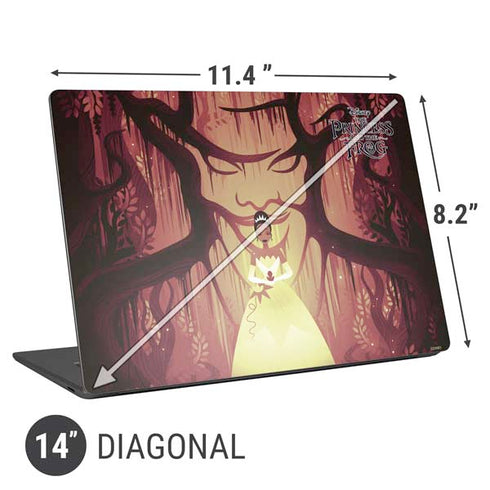 Disney Princess and The Frog Tiana and Dr. Facilier Universal Laptop 14in (11.4 x 8.2in) Skin