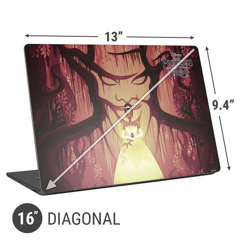 Disney Princess and The Frog Tiana and Dr. Facilier Universal Laptop 16in (13 x 9.4in) Skin