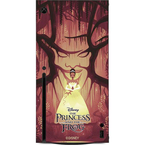 Disney Princess and The Frog Tiana and Dr. Facilier Xbox Series X Console Skin
