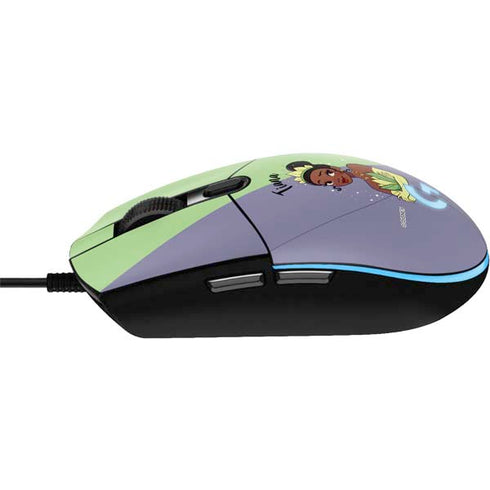 Disney Princess Tiana Art G203 Prodigy RGB Wired Gaming Mouse Skin