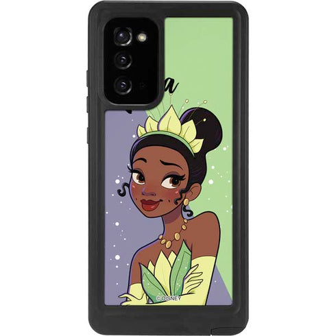 Disney Princess Tiana Art Galaxy Note20 5G Waterproof Case