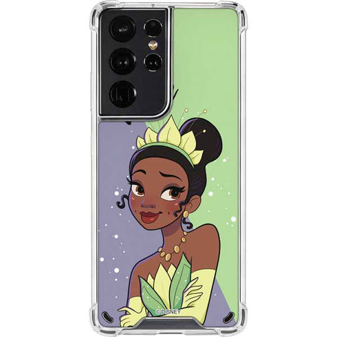 Disney Princess Tiana Art Galaxy S21 Ultra 5G Clear Case