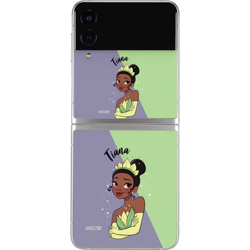 Disney Princess Tiana Art Galaxy Z Flip3 5G Skin