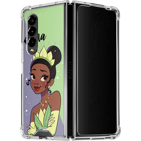 Disney Princess Tiana Art Galaxy Z Fold4 5G Clear Case