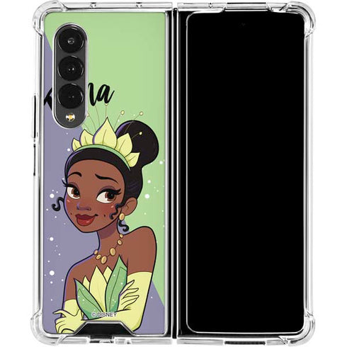 Disney Princess Tiana Art Galaxy Z Fold4 5G Clear Case