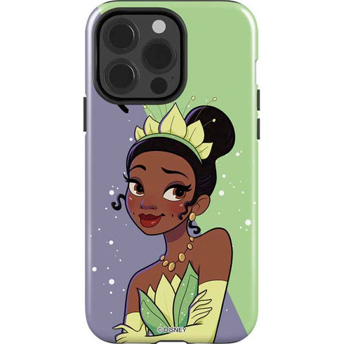 Disney Princess Tiana Art iPhone 15 Pro Impact Case