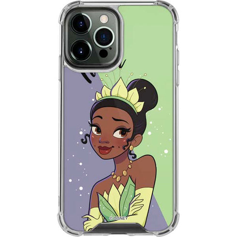 Disney Princess Tiana Art iPhone 14 Pro Max Clear Case