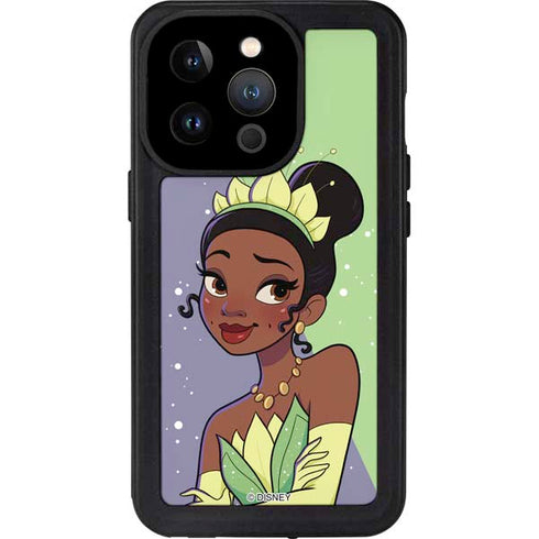 Disney Princess Tiana Art iPhone 14 Pro Waterproof Case