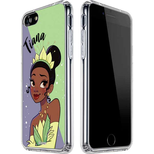 Disney Princess Tiana Art iPhone SE (2nd & 3rd Gen) Clear Case