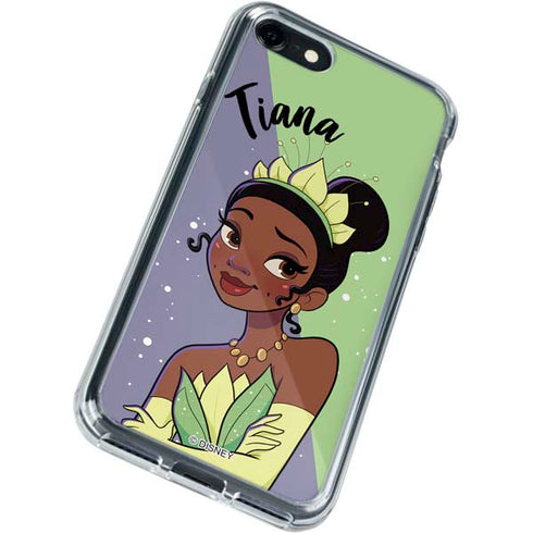 Disney Princess Tiana Art iPhone SE (2nd & 3rd Gen) Clear Case