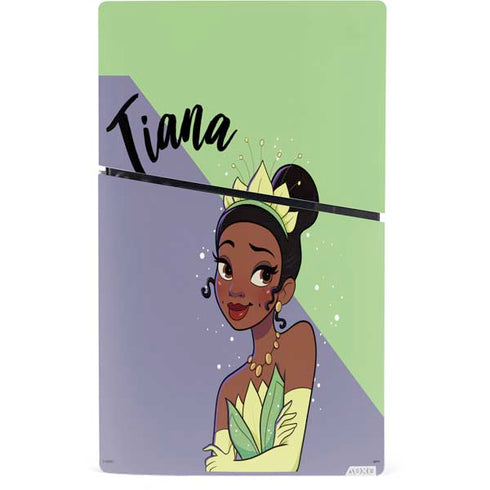 Disney Princess Tiana Art PS5 Slim Digital Edition Bundle Skin