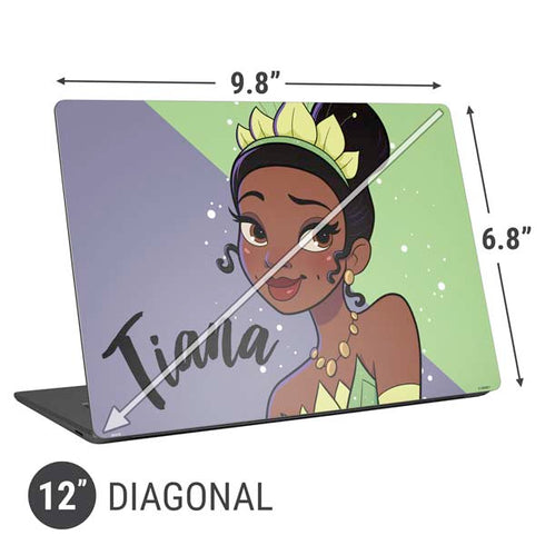Disney Princess Tiana Art Universal Laptop 12in (9.8 x 6.8in) Skin