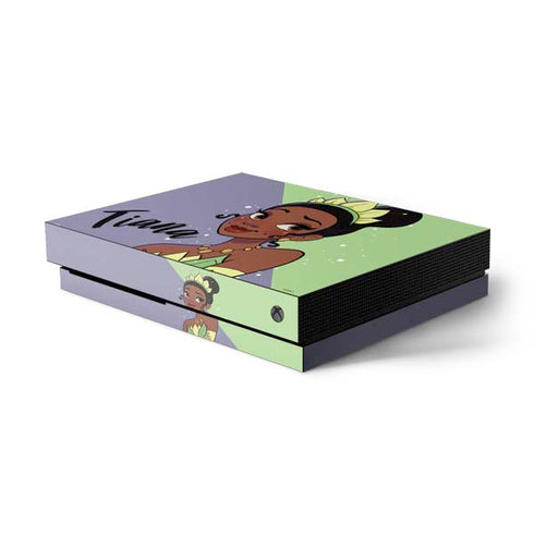 Disney Princess Tiana Art Xbox One X Console Skin