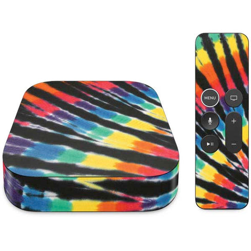 Liquid Blue Tie Dye - Rainbow Apple TV Skin