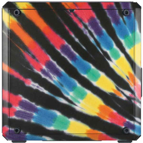 Liquid Blue Tie Dye - Rainbow Cooler Master MasterBox Q300L Mini Tower Skin